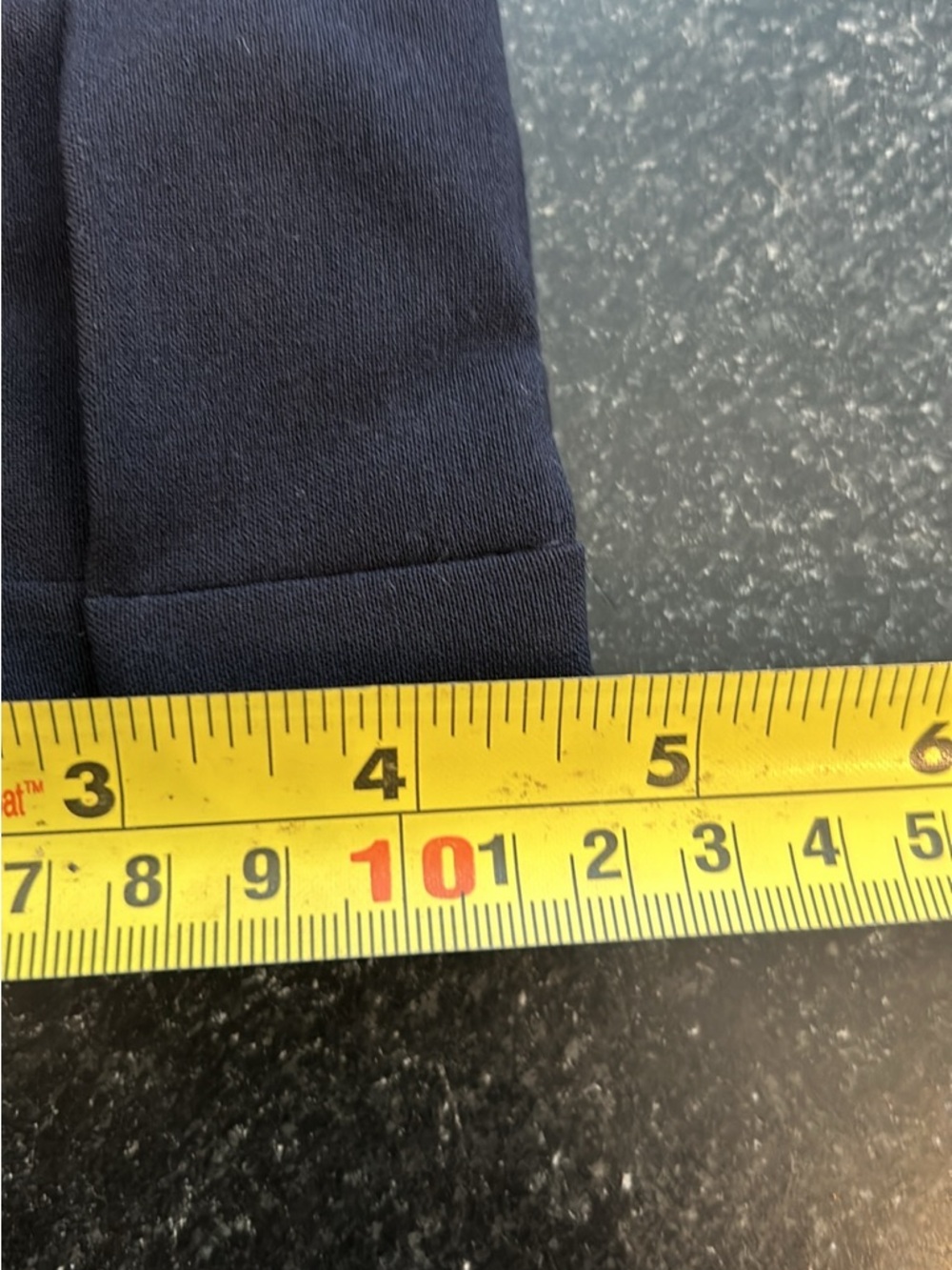 Womens Navy Dress Shorts - Classic Tailored Fit - Picture 7 of 9